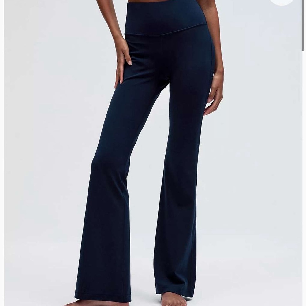 Navy Blue Lululemon flare leggings